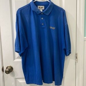 Snake Eyes Apparel Blue Business Casual Golf Polo